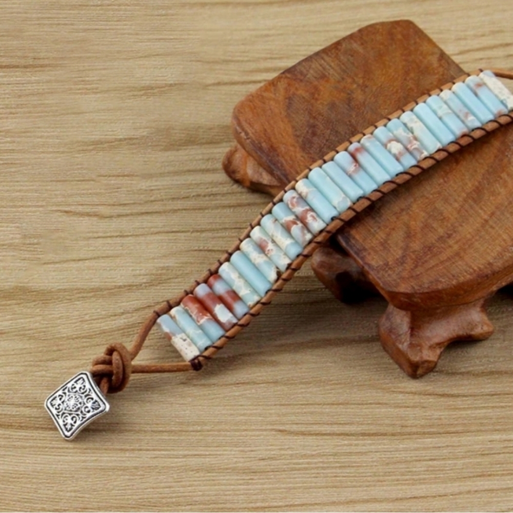 Handmade Stone Chakra Bracelet
